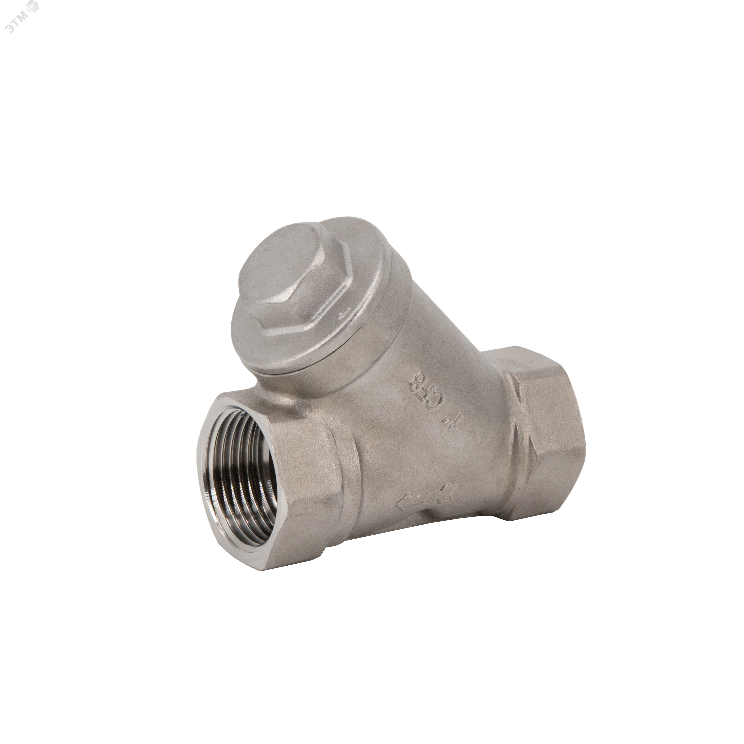 Изображение товара "Обратный клапан муфтовый Y-тип нержавеющий, AISI304 DN25 (1""), (CF8), PN64" (шт)