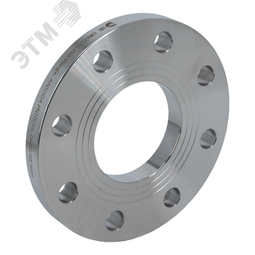 Изображение товара Фланец плоский DIN2576 нержавеющий, AISI304 DN80 (3') (88,9мм), (CF8), РN10/16 (шт)