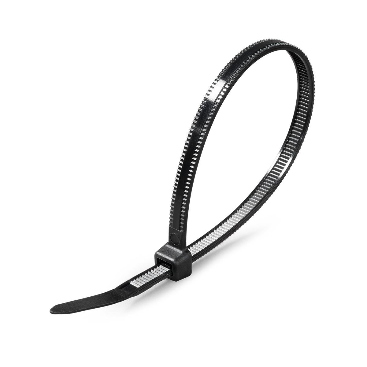 Стяжка нейлоновая с трехпозиционным замком КСС «MULTILOCK»  8х500 (черн) (100шт)