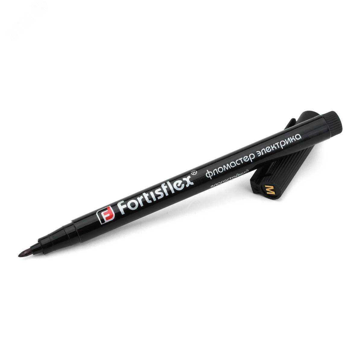 Изображение товара Фломастер Fortisflex ФМ-1.0 (чёрный) для электриков Изображение товара Фломастер Fortisflex ФМ-1.0 (чёрный) для электриков