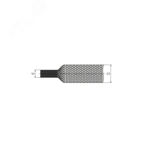 Оплетка кабельная термоусаживаемая XT-25/12 - фото 3