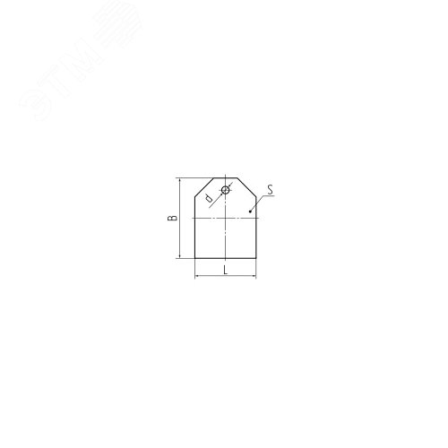 Бирка кабельная У-Домик 150х100х50 - фото 3