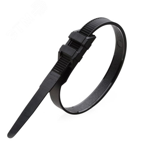 Стяжка нейлоновая усиленная КСУ 9х180 (черн) (100шт) - фото 2