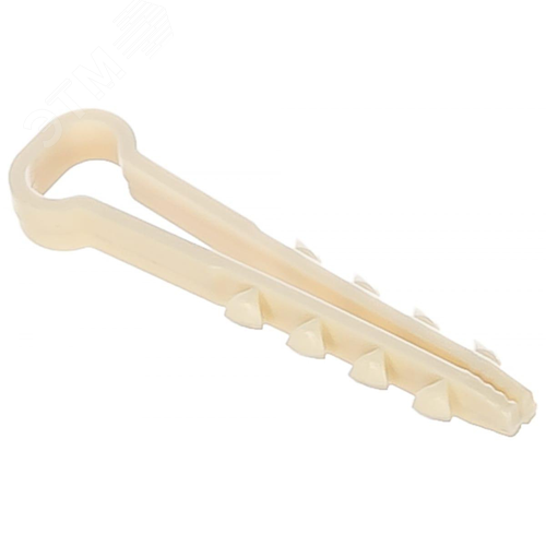 Изображение товара Дюбель-хомут ДХП 10–5 (бел) (100шт) (упак)