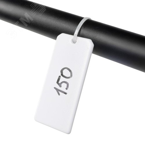 Бирка кабельная У-Домик 71х32 (100шт) маркировочная мини - фото 2