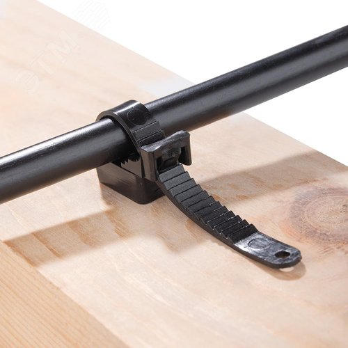 Крепеж ремешковый КР 25 (черн) (50шт) - фото 2