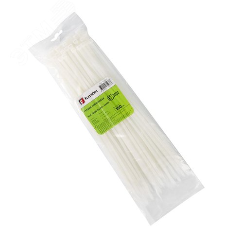 Стяжка нейлоновая с трехпозиционным замком КСС «MULTILOCK»  5х300 (бел) (100шт) - фото 2