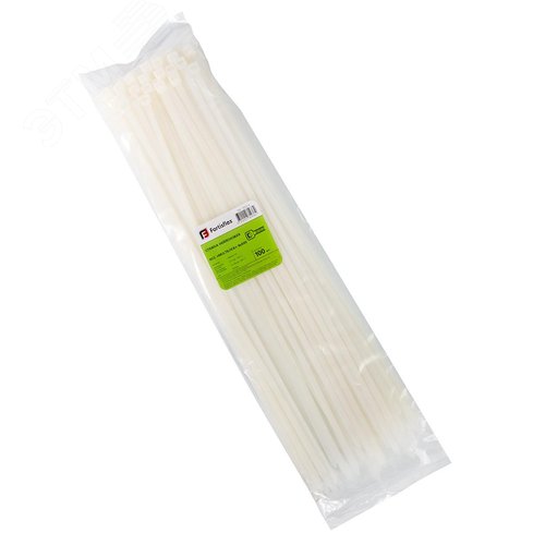 Стяжка нейлоновая с трехпозиционным замком КСС «MULTILOCK»  8х500 (бел) (100шт) - фото 2