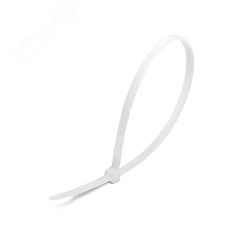 Изображение товара Стяжки нейлоновые НСС «EasyFix 4х100 (бел) (100шт) (упак)