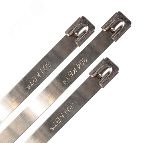 Стяжка стальная СКС-2 (304) 12х1600 из нержавеющей стали AISI 304 под двойной обхват - фото 2