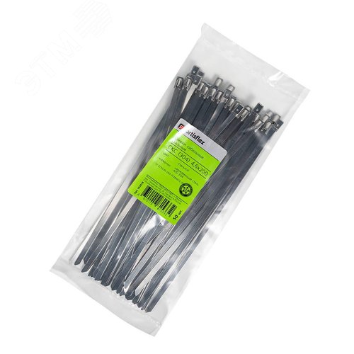 Стяжка стальная СКС (304) 4.6x200 (50шт) из нержавеющей стали AISI 304 - фото 6