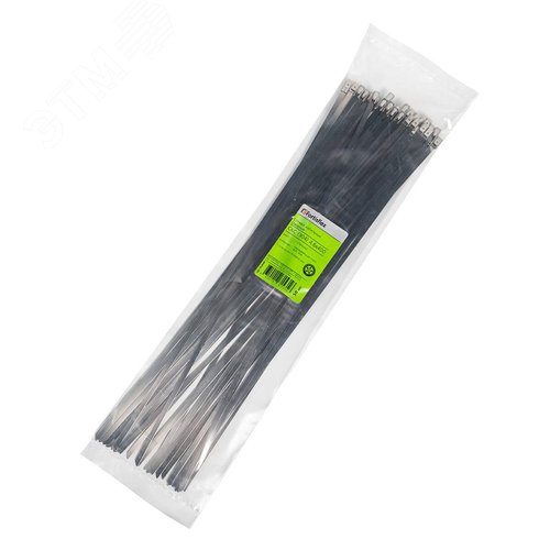 Стяжка стальная СКС (304) 4.6x400 (50шт) из нержавеющей стали AISI 304 - фото 6