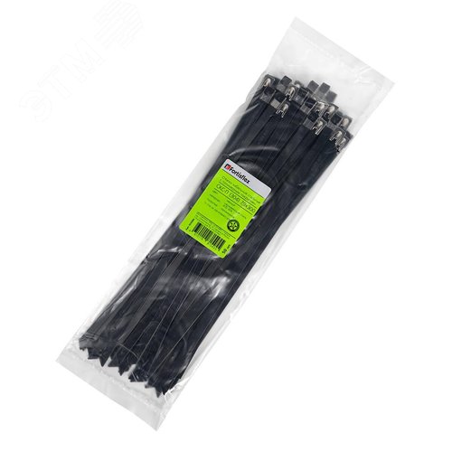 Стяжка стальная СКС-П (304) 7.9х300 (50шт) из нержавеющей стали AISI 304 с полимерным покрытием - фото 6