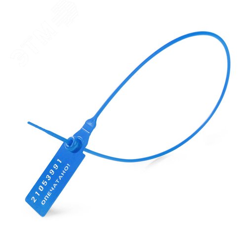 Пломба номерная Универсал-350 (син) - фото 2