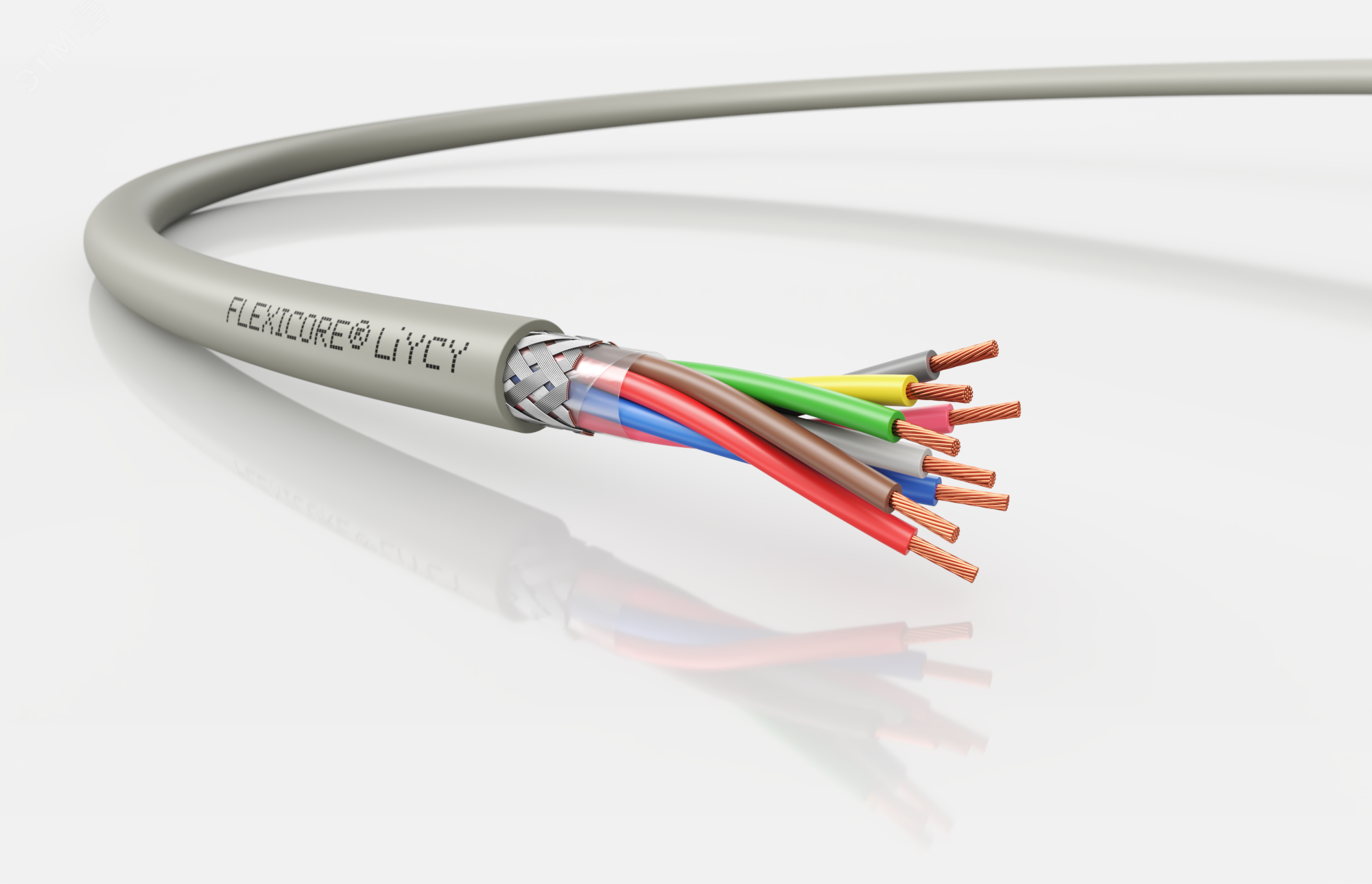 Изображение товара Кабель экранированный передачи данных LiYCY 8x0.25 для офисного оборудования