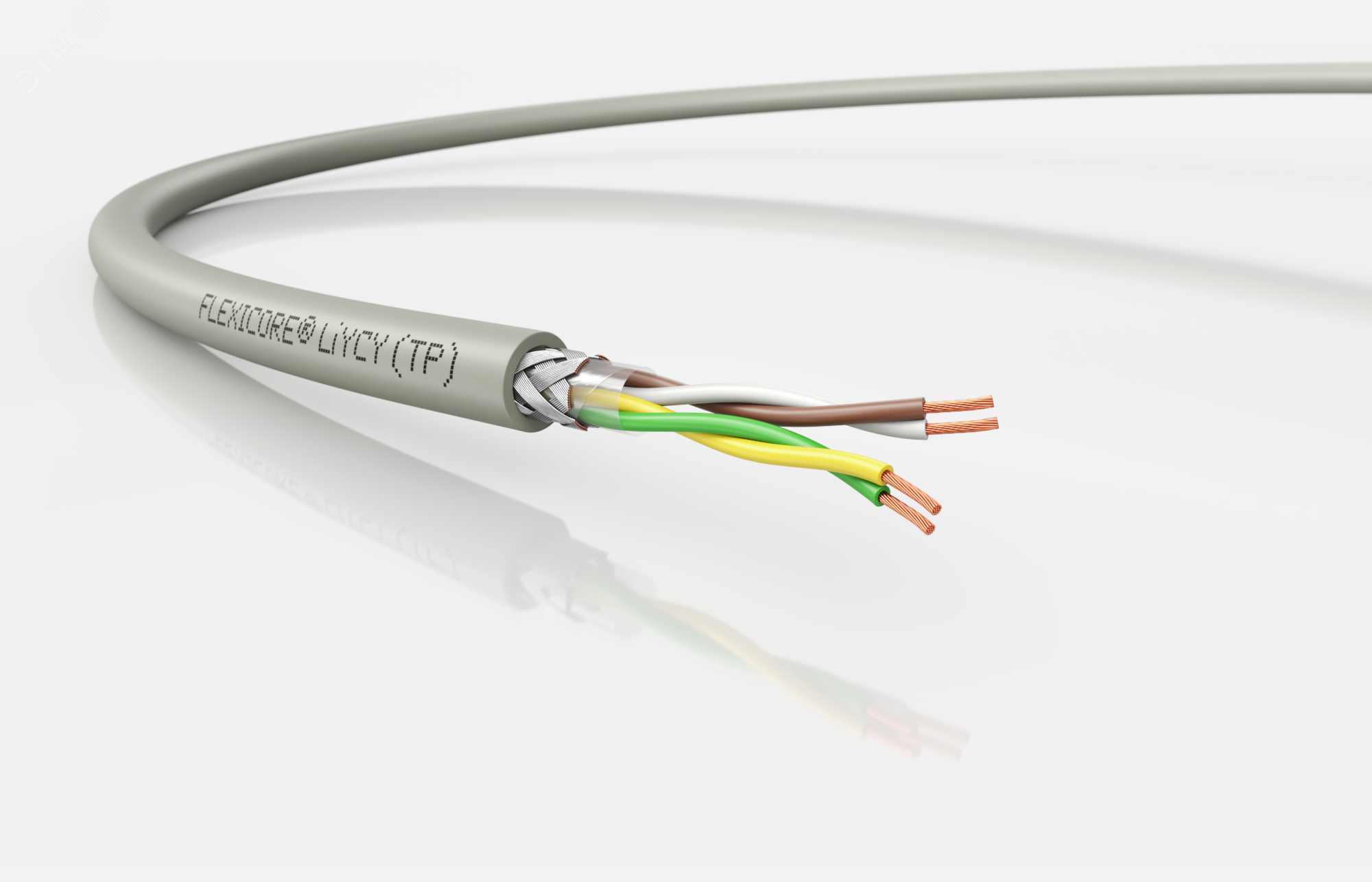 Изображение товара Кабель экранированный передачи данных FLEXICORE LiYCY (TP) 2x2x0,25 (м)