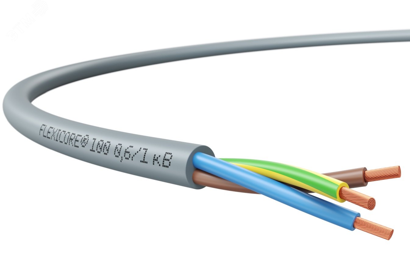 Изображение товара Кабель LAPP FLEXICORE 100 0,6/1 кВ 4G6: 6 мм² медь, 600/1000 В Изображение товара Кабель LAPP FLEXICORE 100 0,6/1 кВ 4G6: 6 мм² медь, 600/1000 В