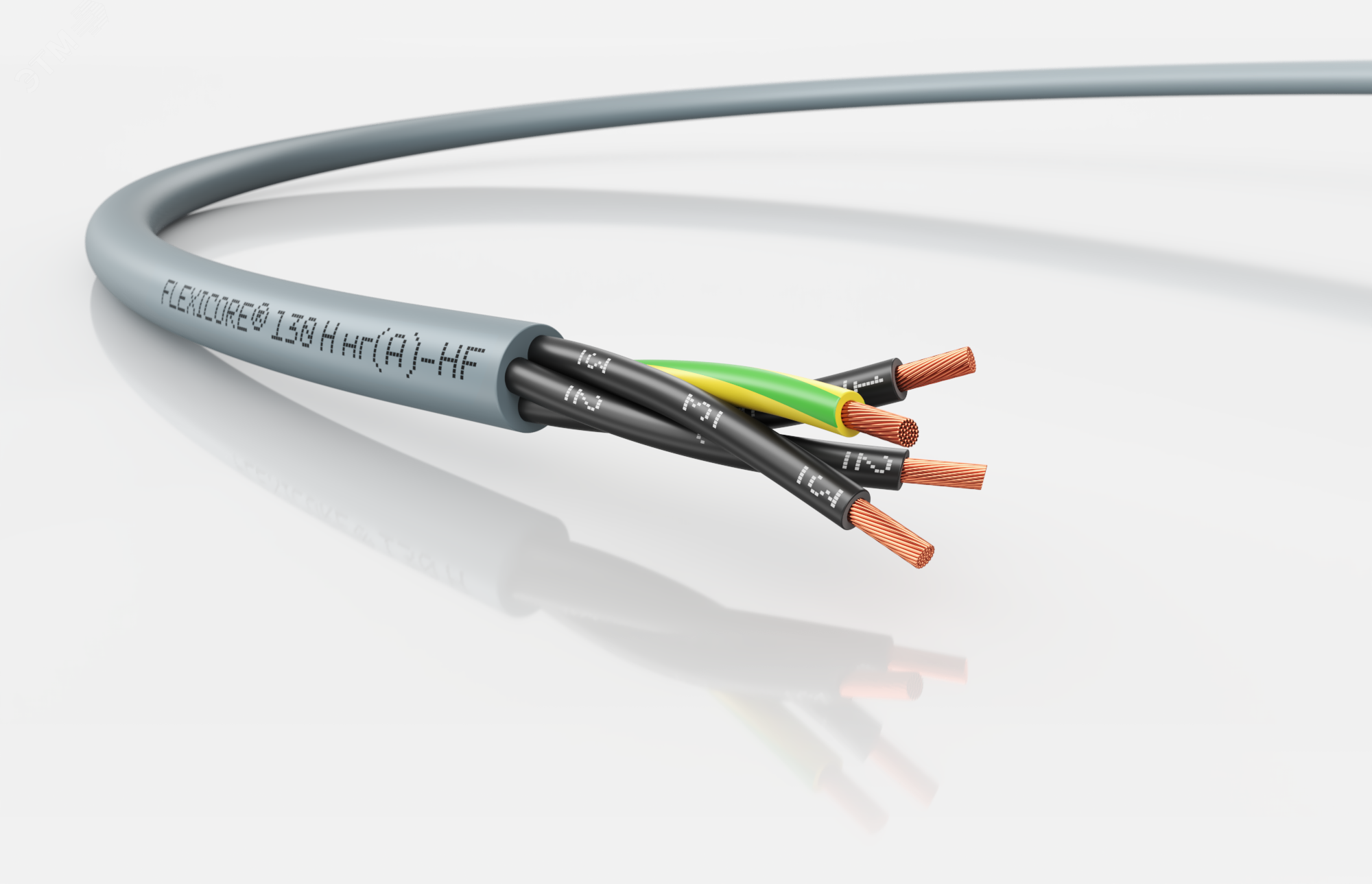 Изображение товара Кабель универсальный FLEXICORE 130 H нг(A)-HF 0,6/1кВ 4G1,5 (м) Изображение товара Кабель универсальный FLEXICORE 130 H нг(A)-HF 0,6/1кВ 4G1,5 (м)