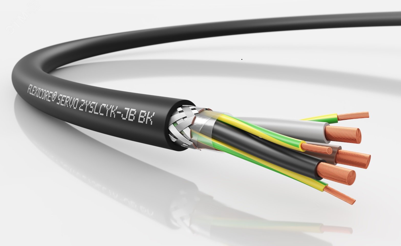 Изображение товара Кабель силовой FLEXICORE SERVO 2YSLCYKJB BK 3X2,5+3G0,5 (м)