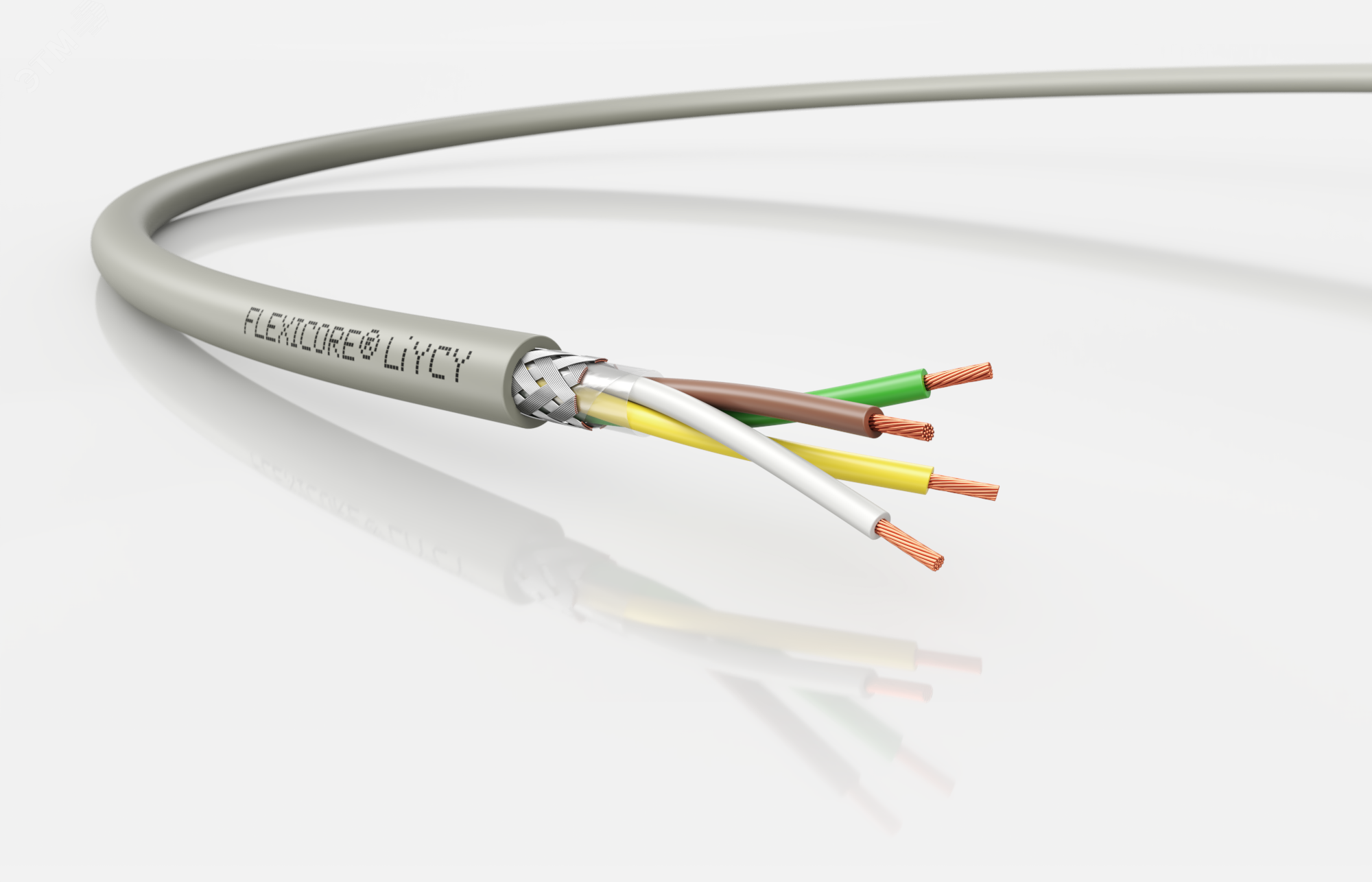 Изображение товара Кабель экранированный передачи данных FLEXICORE LiYCY 4x0,34 (м)