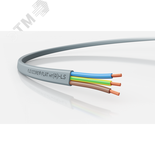 Изображение товара Кабель силовой FLEXICORE FLAT нг(А)-LS 3G0,75 (50м) (м)