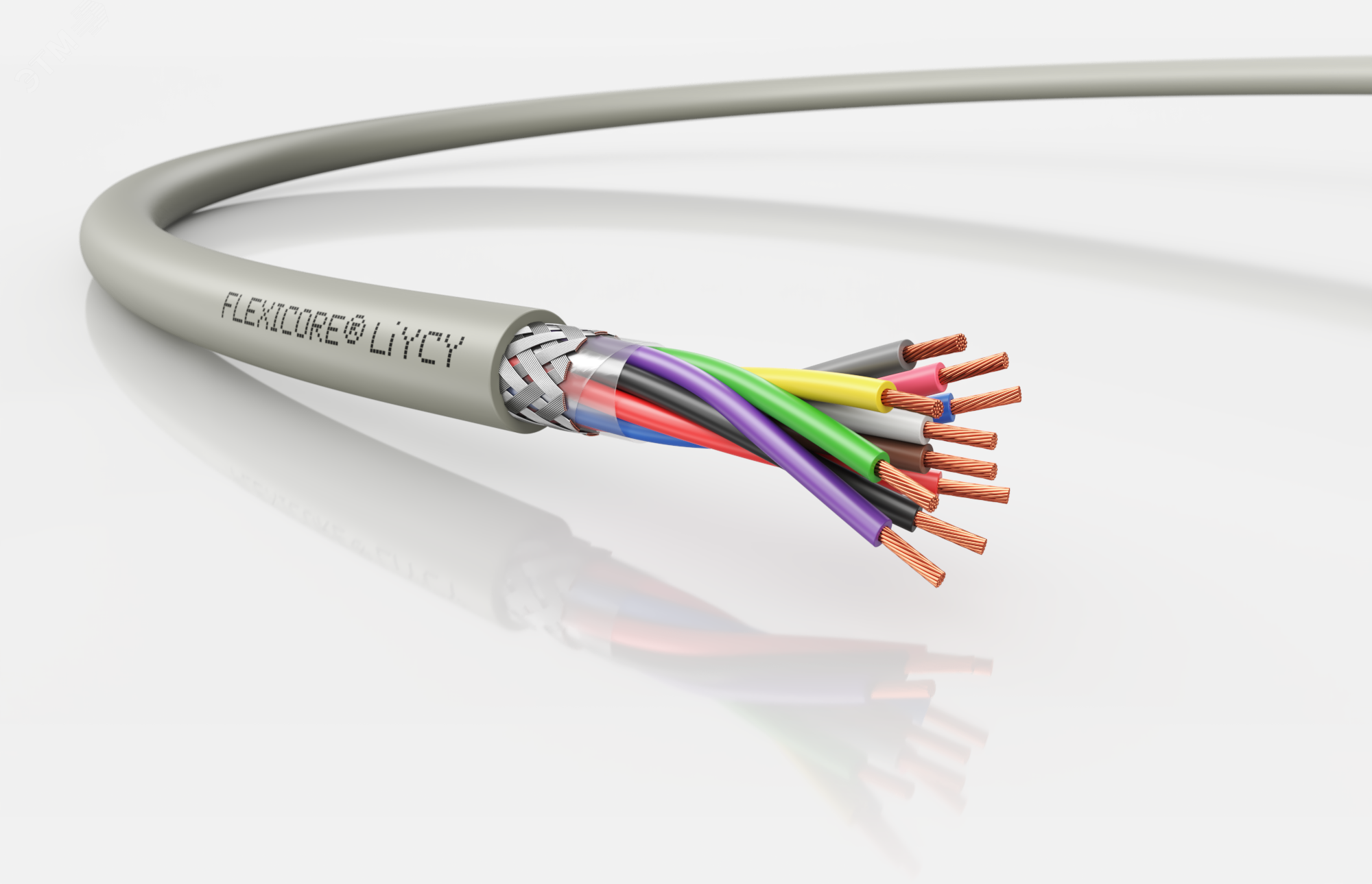 Изображение товара Экранированный кабель управления FLEXICORE LiYCY 10x0,25 (Россия) Изображение товара Экранированный кабель управления FLEXICORE LiYCY 10x0,25 (Россия)