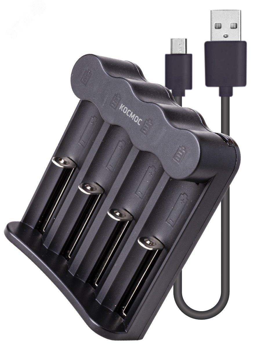 Зарядное устройство 1-4 16340,17335,18490,18650, 20700 питание от USB ...