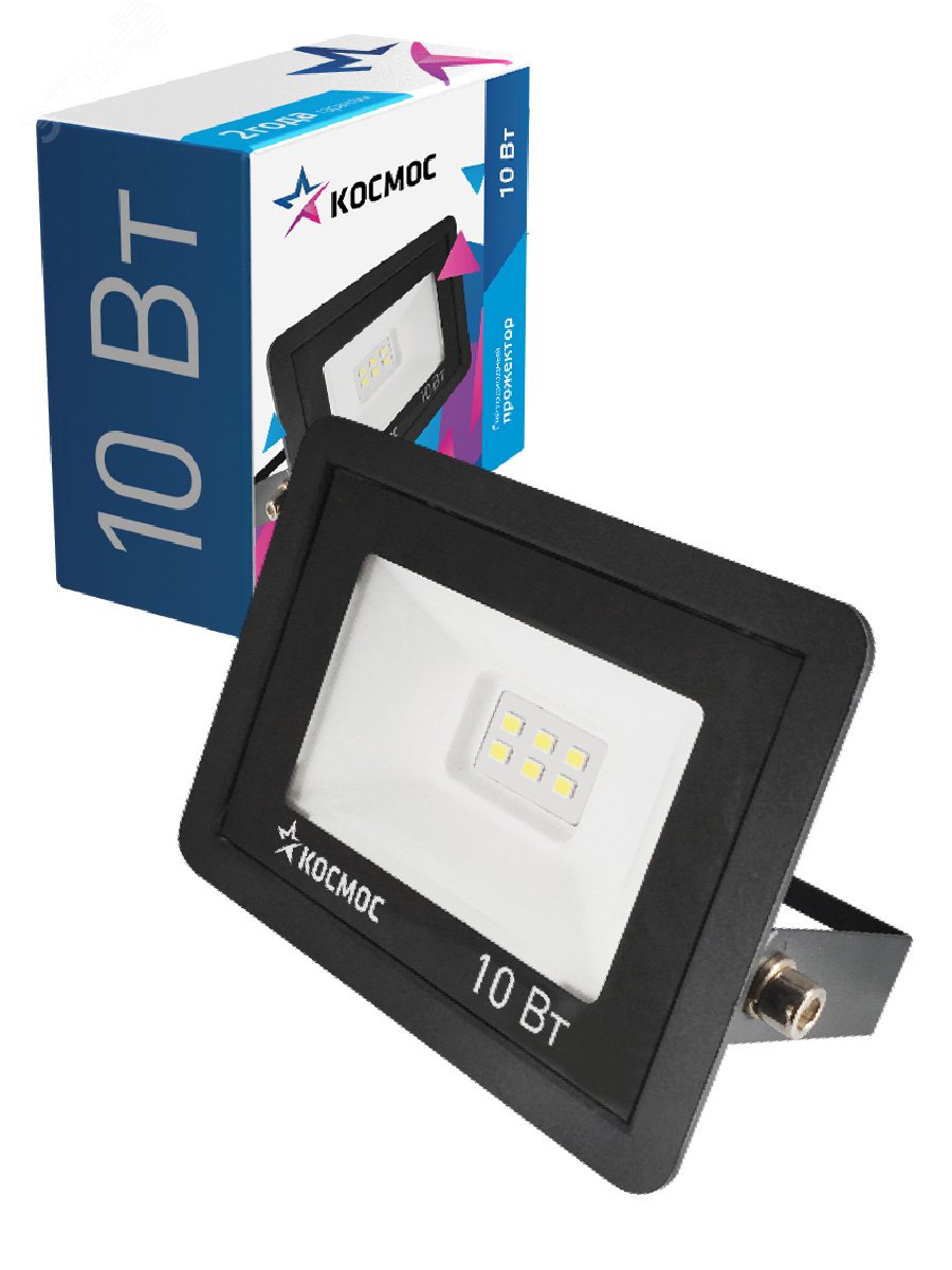 Изображение товара Прожектор светодиодный ДО-10Вт 6500К 800Лм IP65 (шт)