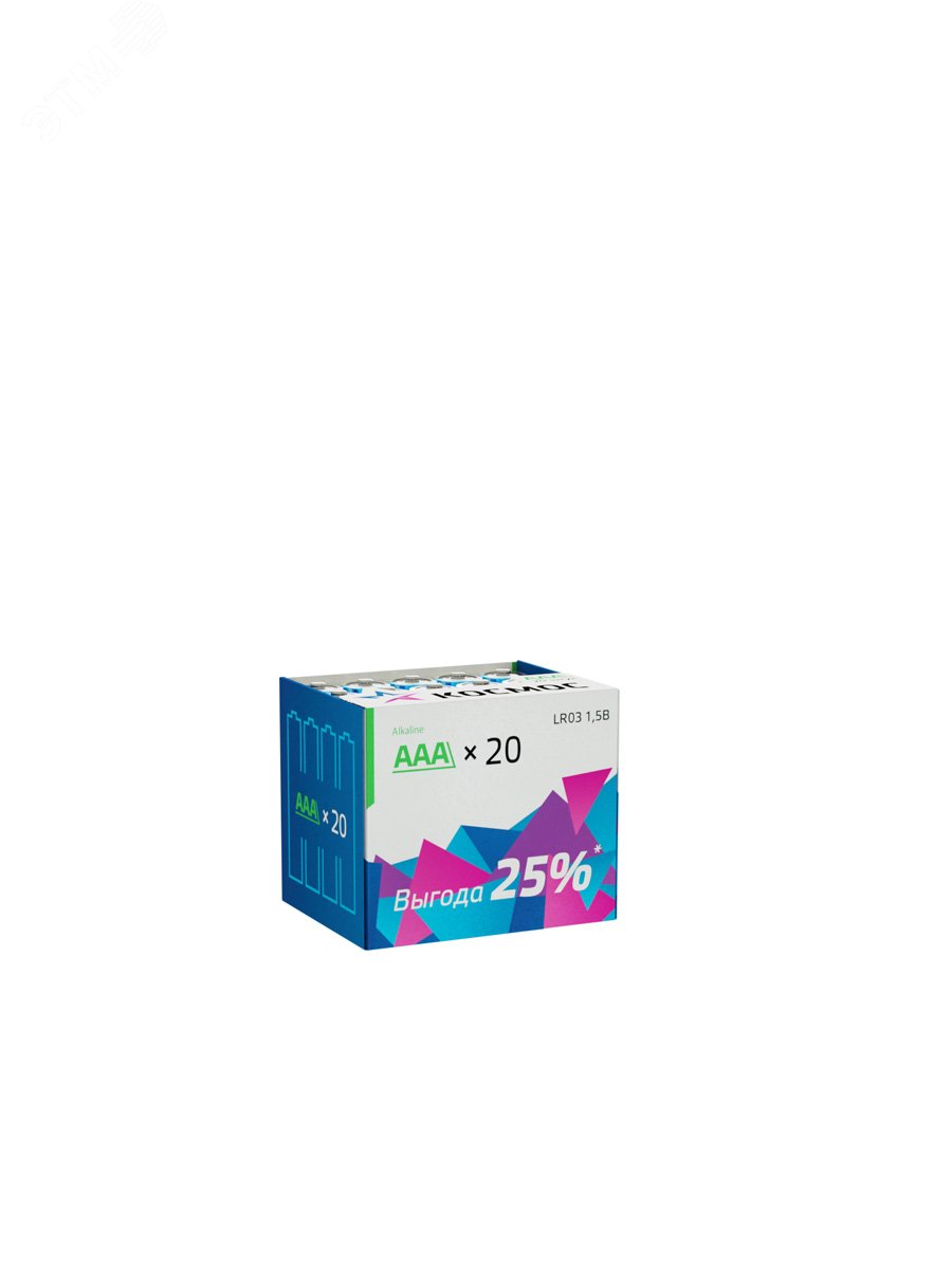 БатарейкаLR03(AAA)1.5VAlkaline20BOX