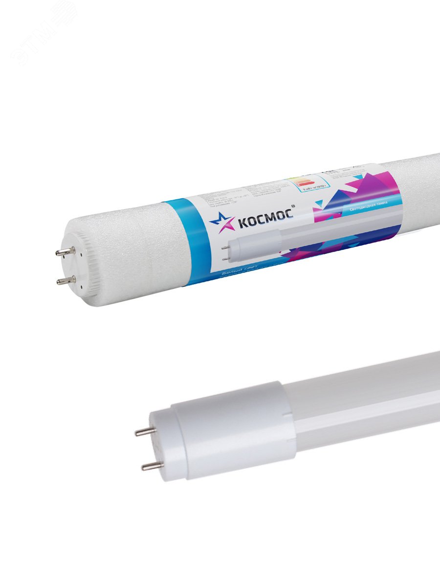 Изображение товара LED лампа T8 22Вт 1500мм G13 белый свет 2000лм стекло производство Китай