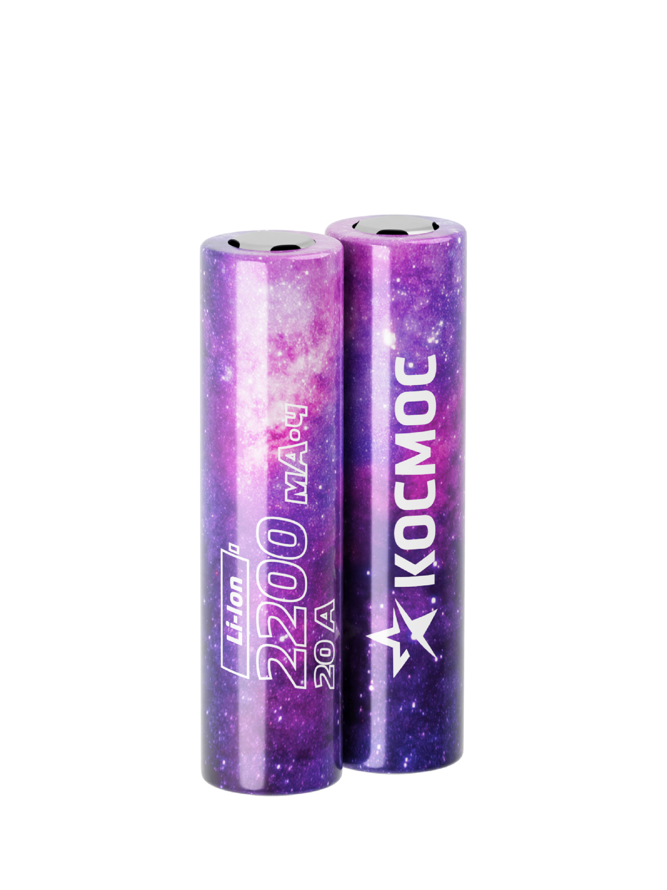 Аккумулятор 2200мАч 18650 Li-ion без защиты, высокотоковый 2S,