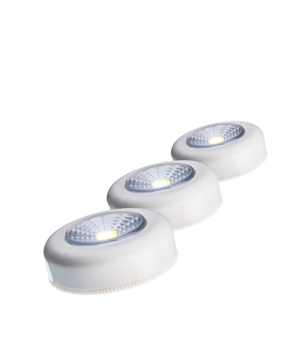 Фонарь подсветка комплект из 3 штук 1Вт COBLED/3xAAA/ABS-пластик/самоклеящийся