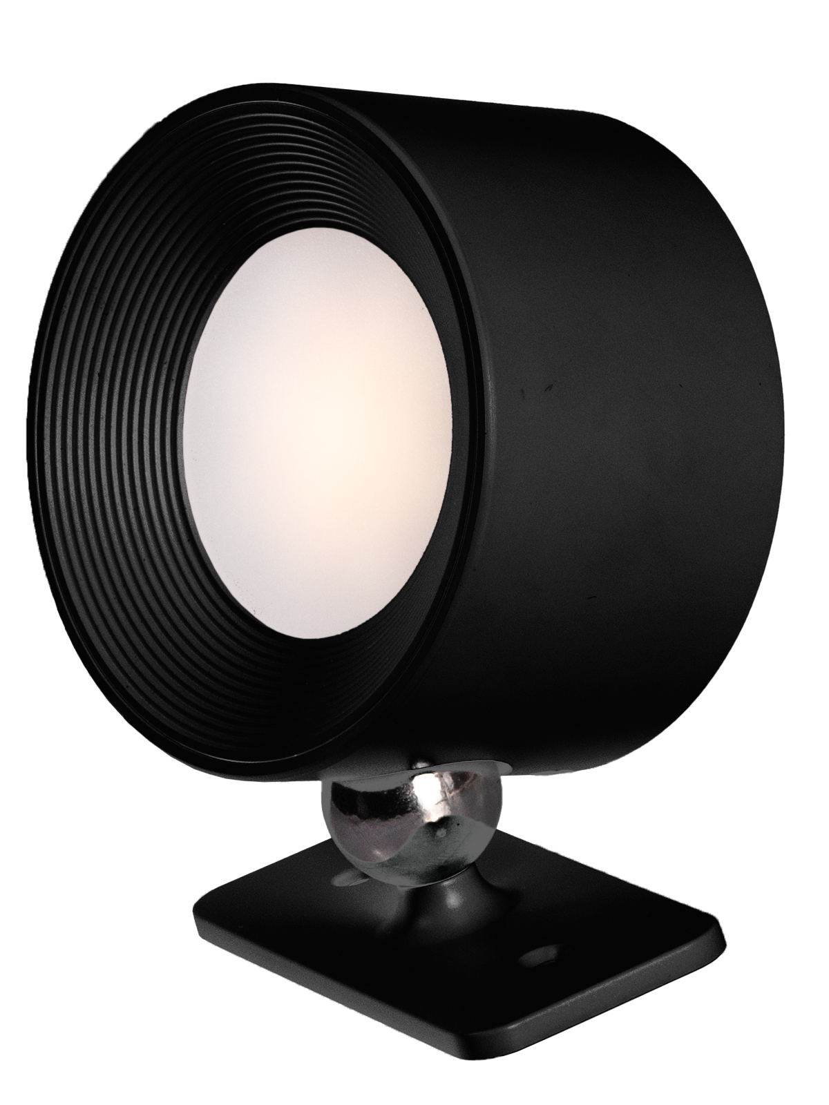 Фонарь-светильник аккумуляторный на магнитном шарнире 6Вт, 3,7В, 1500мАЧ, Li-ion 18650,  USB Type-C, черный