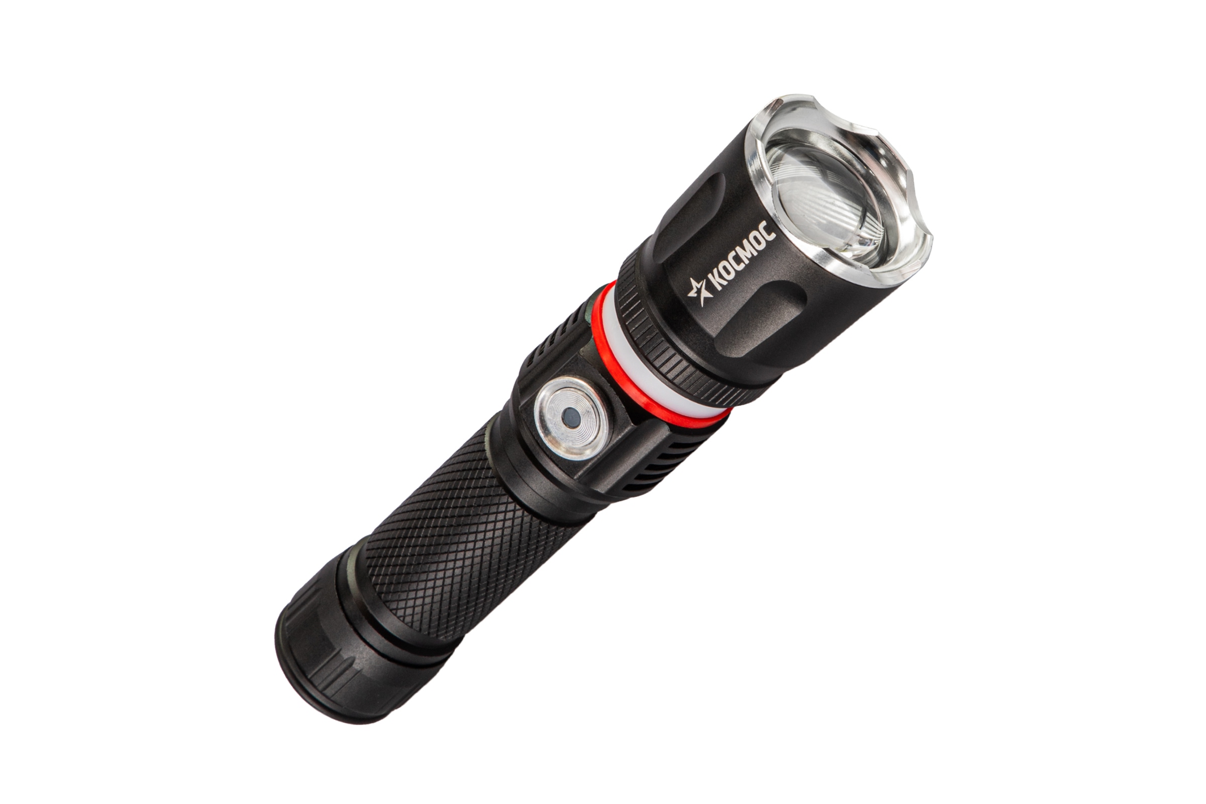 Фонарь ручной аккумуляторный 5Вт+16SMD 1Вт, 4 режима, зум-линза, Li-ion18650 1200mAh