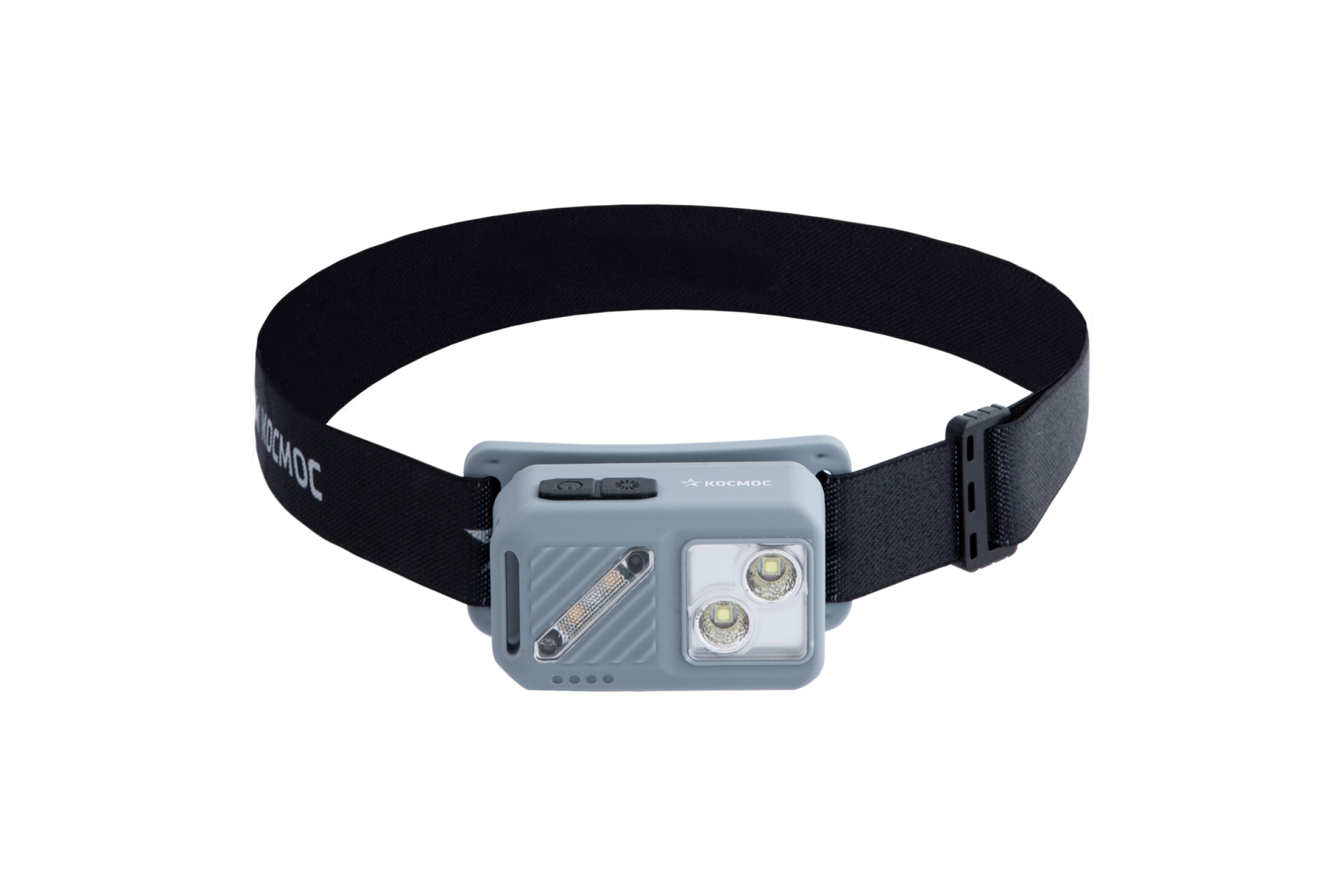 Фонарь налобный аккумуляторный сенсорн, 4Вт+3ВтCOB, 7 режимов, Li-po 103040 1200mAh, индикатор