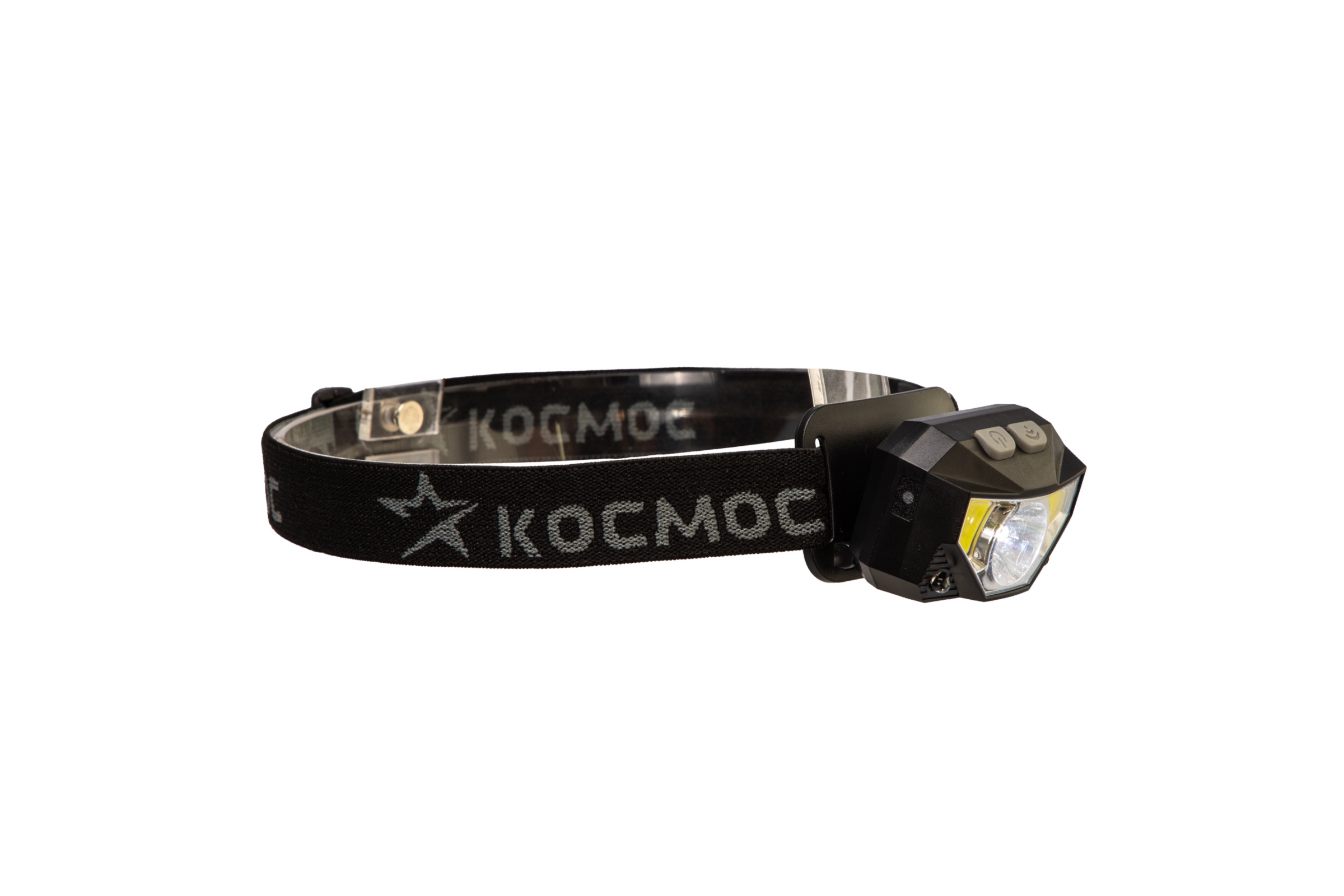 Фонарь налобный аккумуляторный сенсорн, 3Вт+3ВтCOB, 6 режимов, Li-po 103040 1200mAh, индикатор