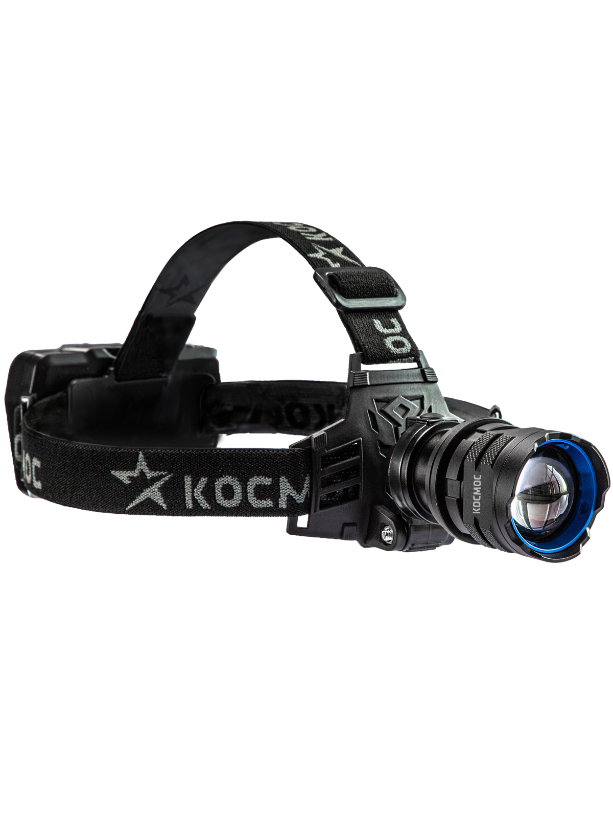 Фонарь налобный аккумуляторный 10Вт LED/ Laser LED/ Li-ion 18650 3x1200mAh/алюм./ USB Type-C