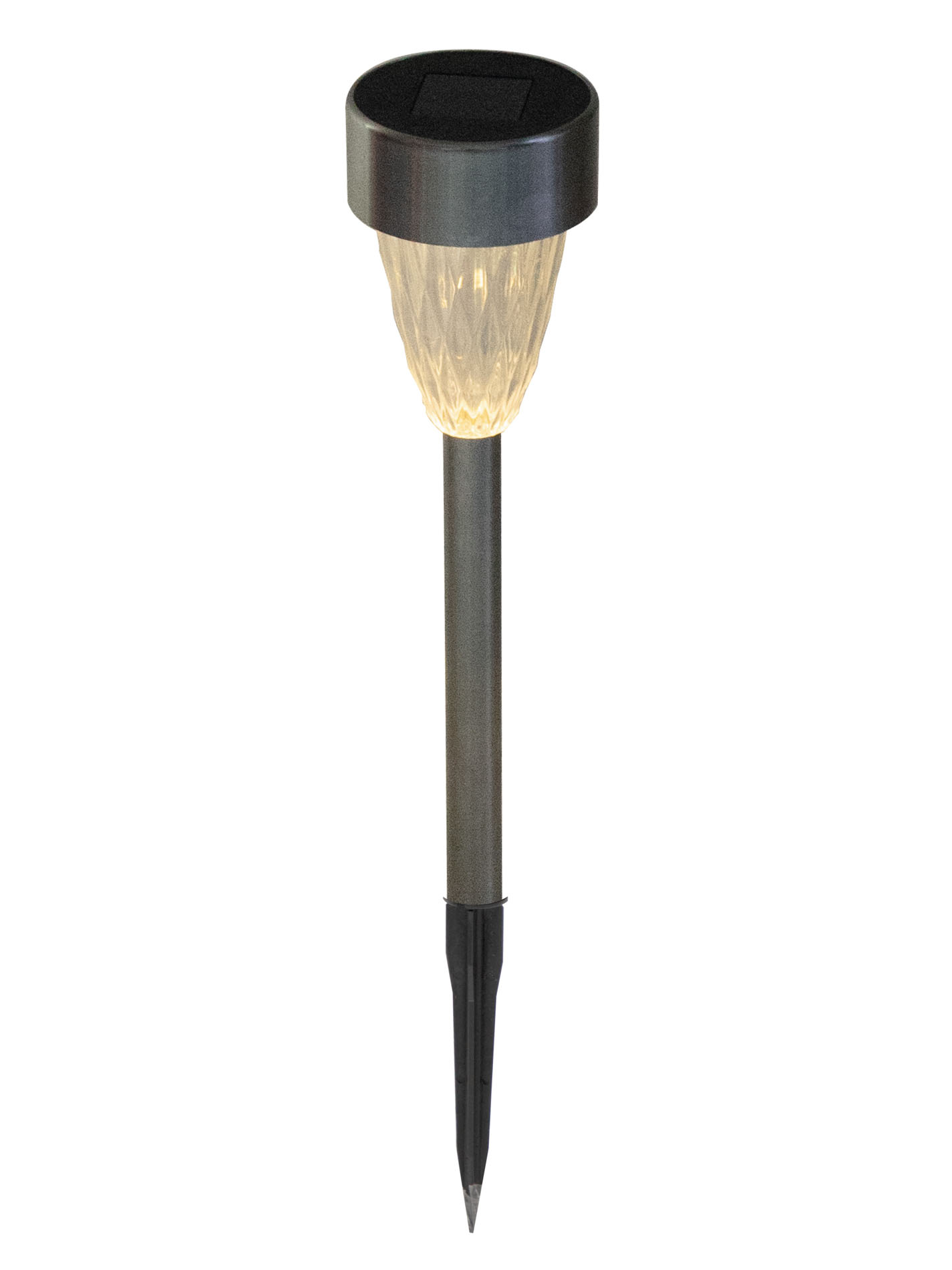 Светильник садовый 40см, хром, упаковка - термопленка