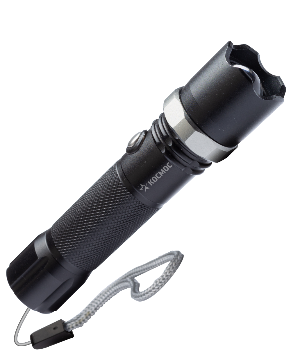 Фонарь ручной аккумуляторный 3Вт LED/линза/зум/Li-ion18650 1200mAh/анодир алюминий/USB-шнур