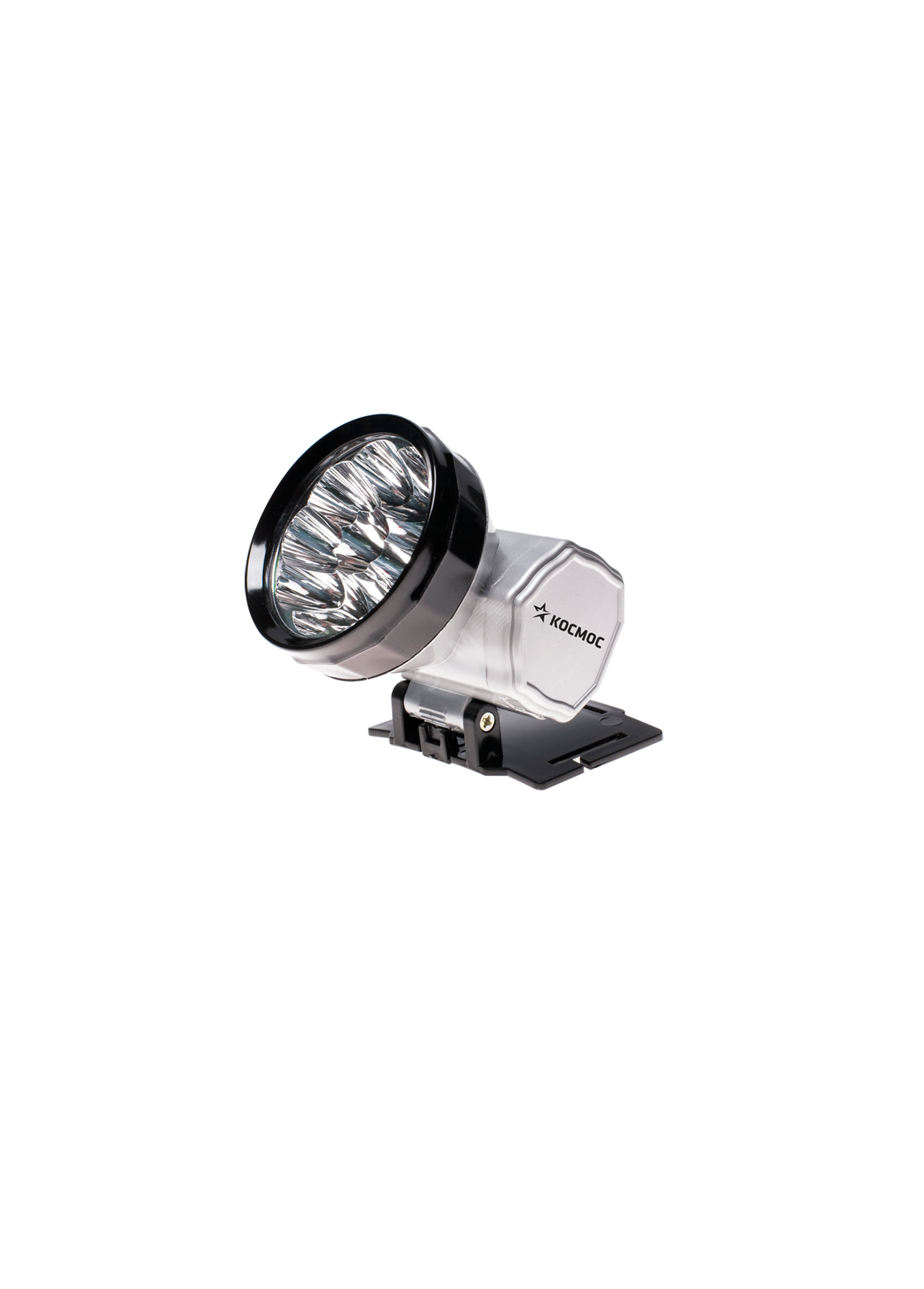 Изображение товара Налобный фонарь аккумуляторный 10 LED 140 Lm с заменой батарей