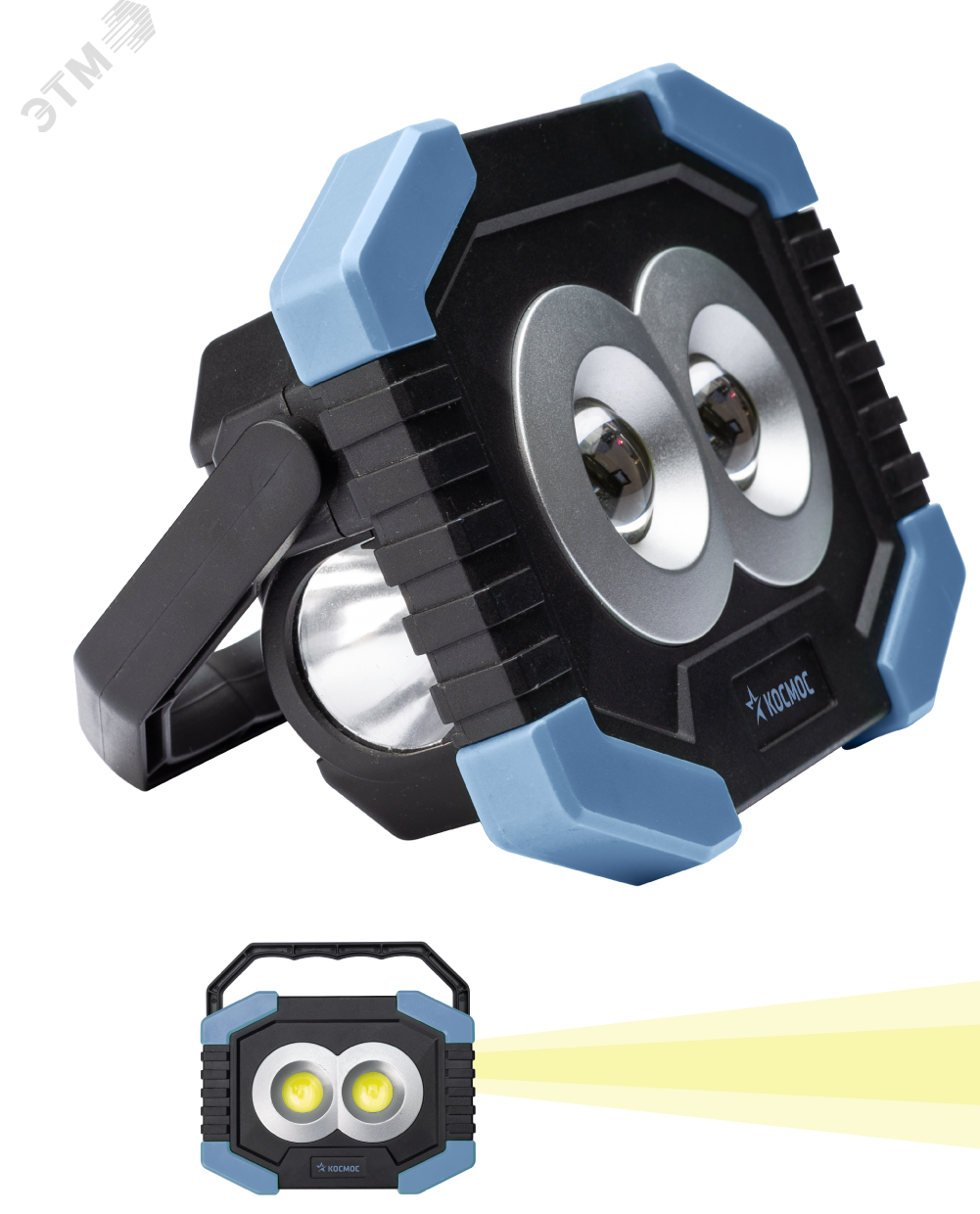 Изображение товара Фонарь светильник рабочая серия КОСМОС 4Вт COBLED+1ВтLED универсальный