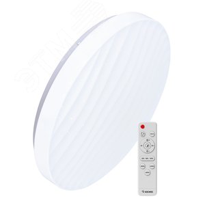 Изображение товара Светильник светодиодный ДБО-75 настенно-потолочный управляемый MIRAGE 230В 3000-6500K 6000Лм 495x105мм (шт)