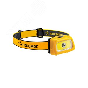 Изображение товара Фонарь налобный , XPE LED + 3W COB, 3 батарейки ААА, 80 Lm, 220 Lm, (шт)