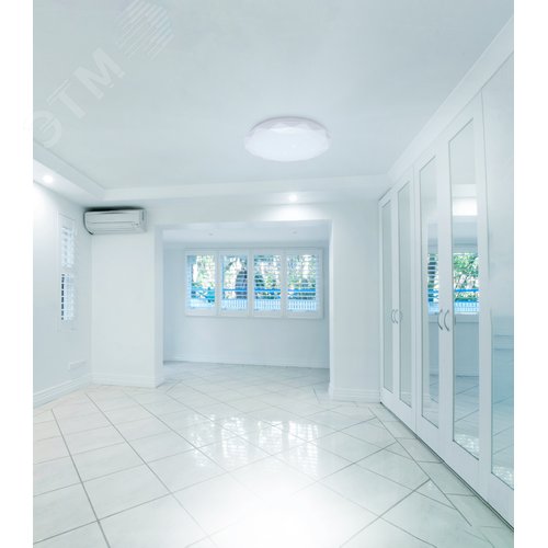 Светильник светодиодный ДБО-24 Вт настенно-потолочный DIAMOND 230В 6500K 1560Лм 318x57мм - фото 3