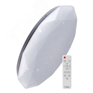 Светильник светодиодный ДБО-120 Вт настенно-потолочный управляемый DIAMOND 230В 3000-6500K 9600Лм 500x90мм - фото 1