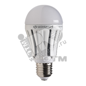 Лампа светодиодная LED 10Вт 230в Е27 теплая