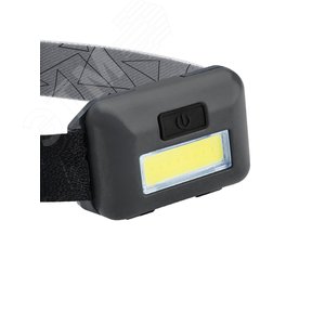 Фонарь налобный светодиодный, COB 3вт, 3*AAA - фото 2