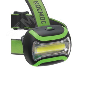Фонарь налобный, 3W COB LED, 3 батарейки АА, 180Лм - фото 2
