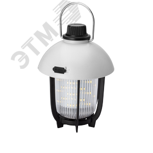 Фонарь кемпинговый походный с теплым светом аккумуляторный 10 Вт диммер Li-ion 18650 1200mAh USB - фото 1