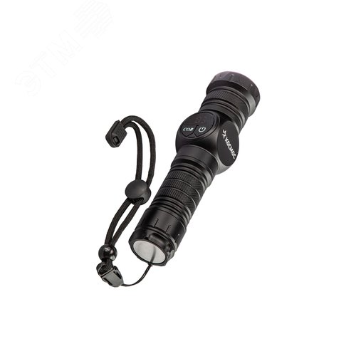 Фонарь ручной аккумуляторный 10Вт LED+3Вт COB, 9 режимов, зум-линза, Li-ion26650 3000mAh - фото 2